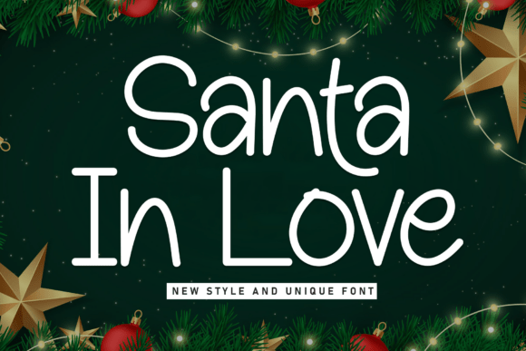 Exploring the Santa in Love Font for Modern Design