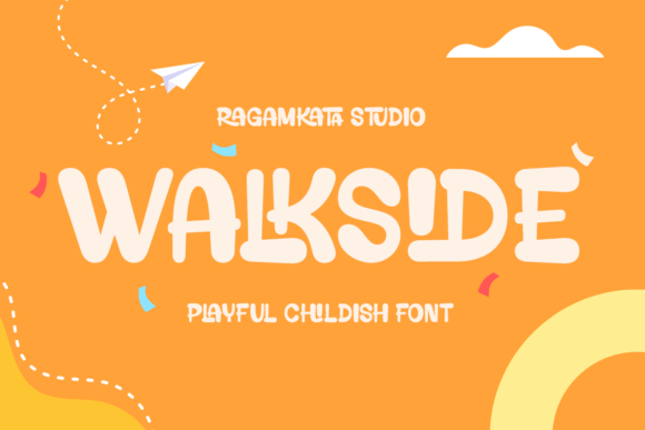 Walkside: The Whimsical Display Font for Playful Design